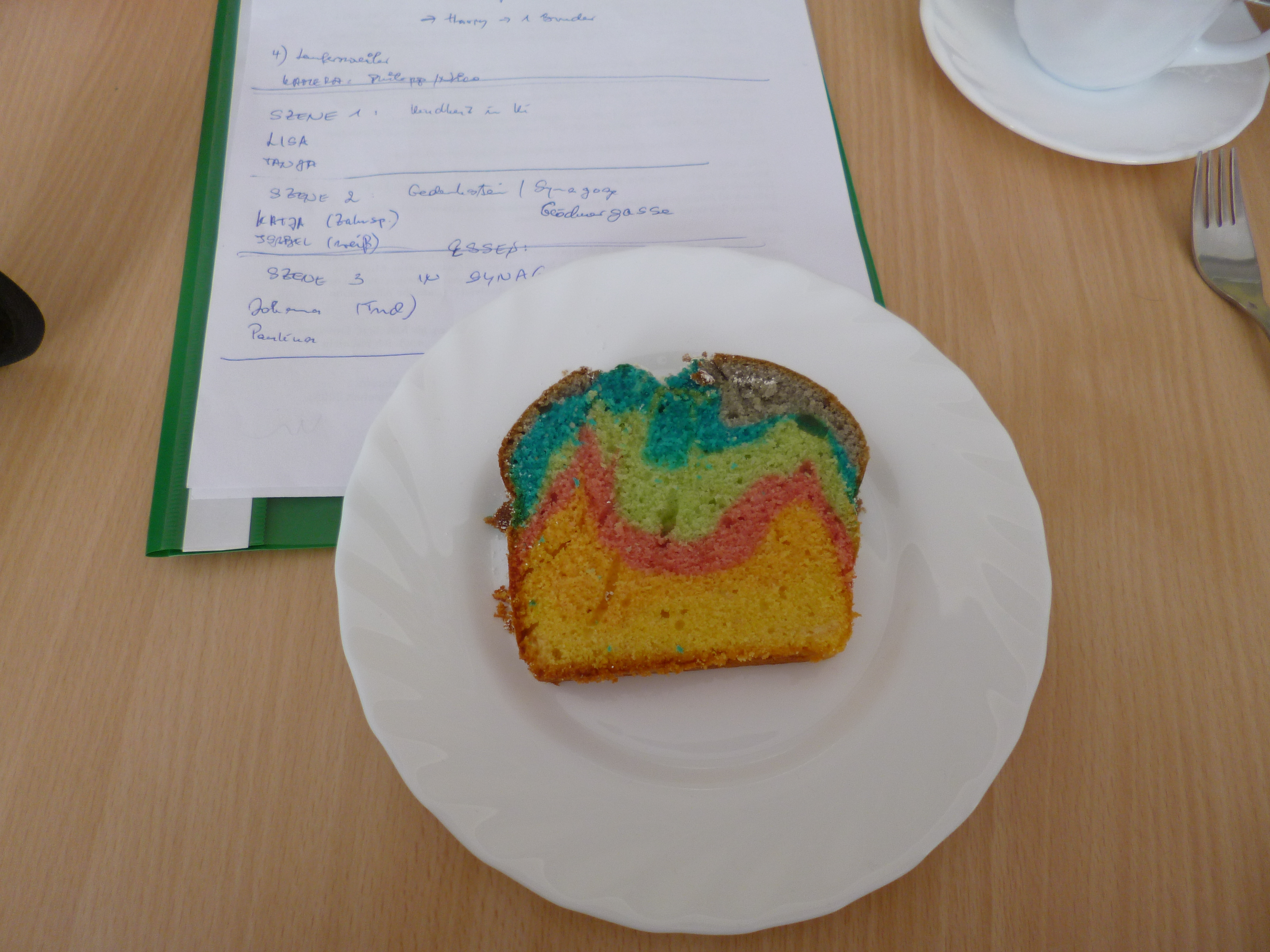 Dem Katja sei Mama sei Regenbogenkuche