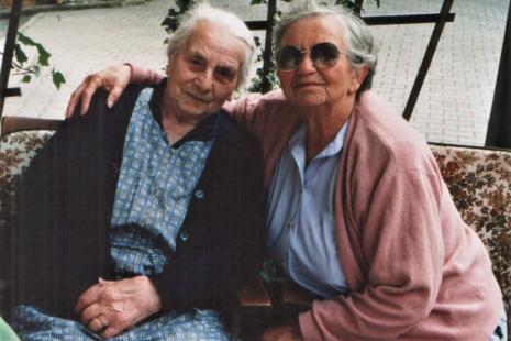 Frieda Kehl und Ruth Rothschild bei der Begegnungswoche 1994