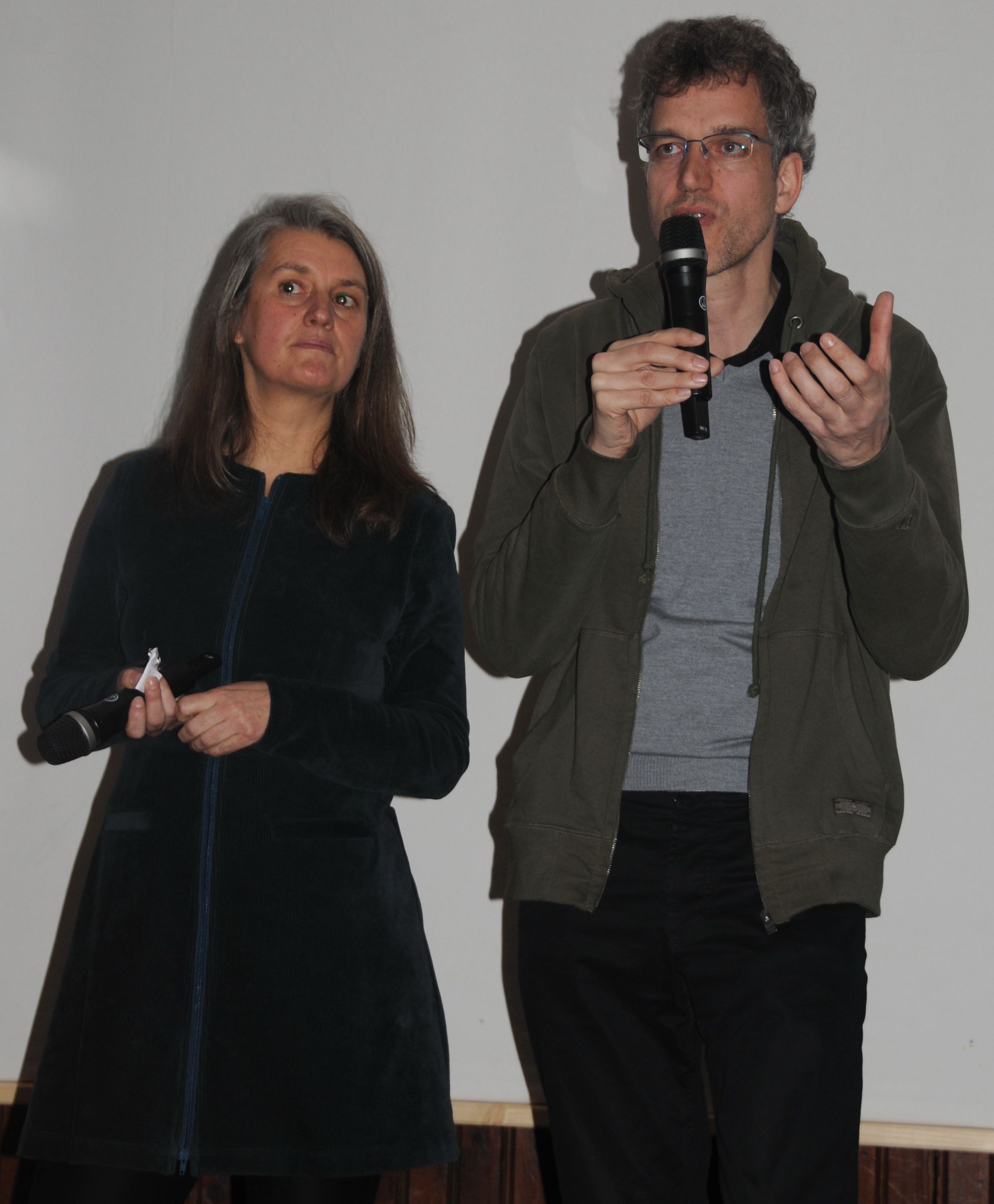 Silvia Holzinger und Peter Haas im Gespräch mit dem Publikum