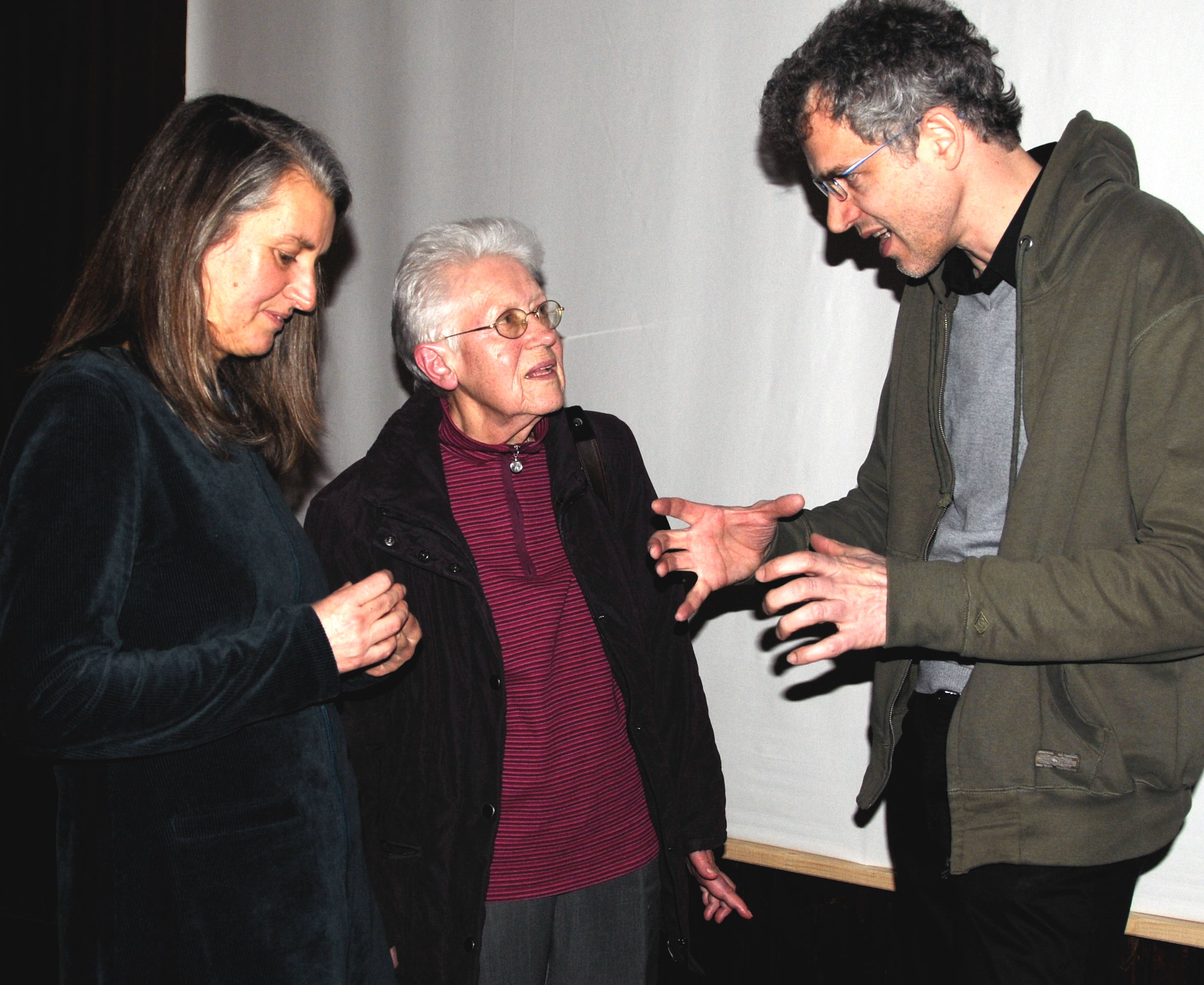 Silvia Holzinger und Peter Haas im Gespräch mit Hilde Weirich