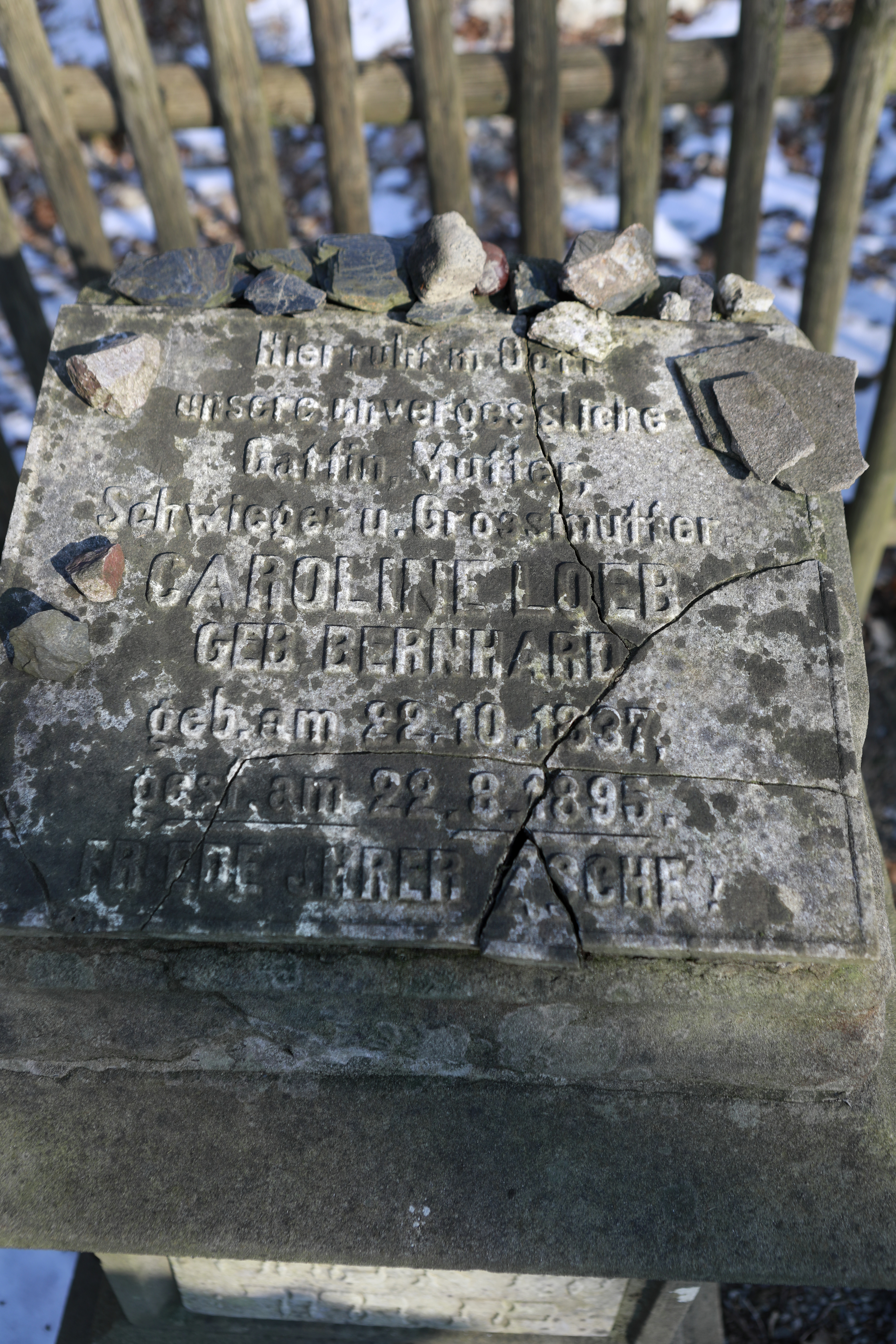 Erinnerungsmal, jüdischer Friedhof in Kastellaun