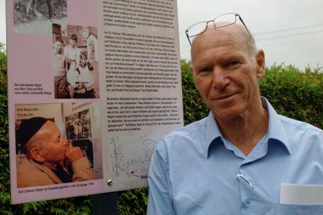 Yehuda Meir auf dem "Weg der Erinnerung": "Ich fühle mich hier zuhause."