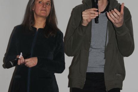 Silvia Holzinger und Peter Haas im Gespräch mit dem Publikum