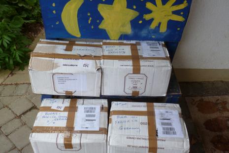 "Donated books - no commercial value"